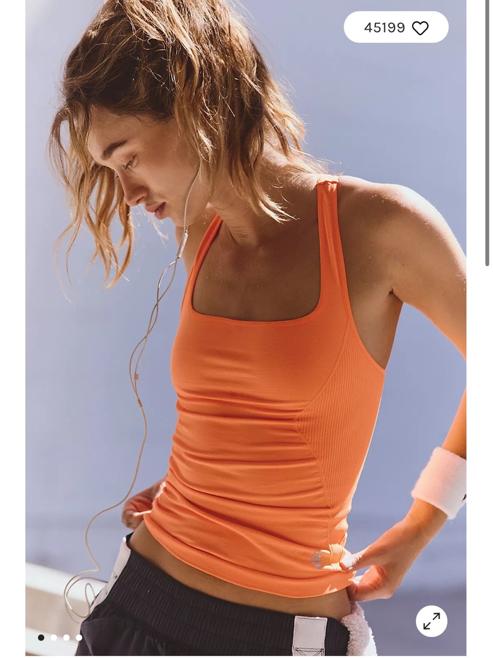 Free People Go To Smooth Square Neck Cami